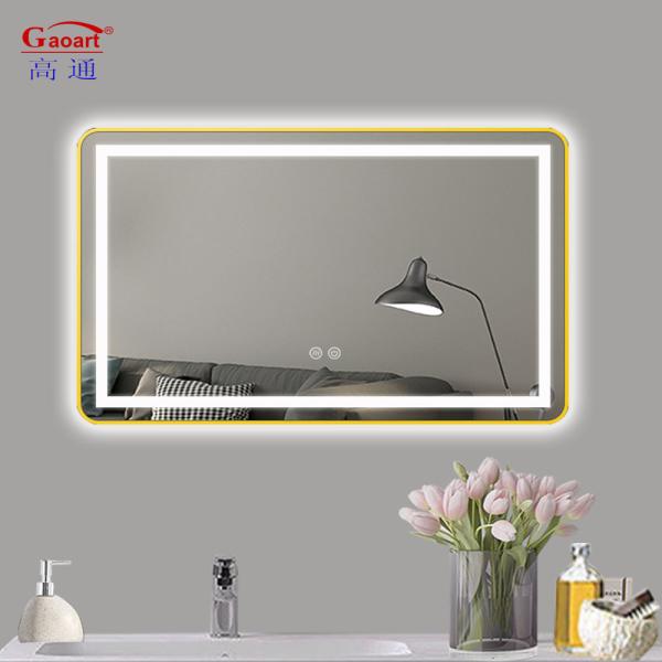 Frameless Bathroom LED Mirror Light for Hotel Salon House Decor Smart Touch