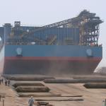 Cylindrical Body Ship Launching Inflatable Marine Rubber Airbag