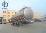 Q345 Material Oil Fuel Tank Trailer 40000L - 60000L Capacity Cimc Sinotruk