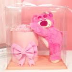 For graduation season, I gave my classmates and teachers strawberry bear dolls,