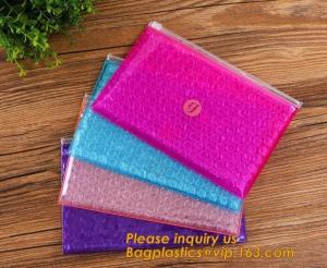 Wholesale Bubble ziplock bag/bubble slider bag/bubble zipper bag customize color size printing,Bubble Padded Bag EPE/PO Film Bag E from china suppliers