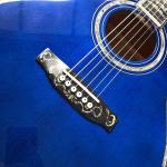 Solid Spruce Top Mahogany Neck Burst Maple Veneer Ebony Fingerboard Abalone