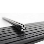 V Slot Bars Black C Extrusion Aluminum Profiles 2040 For Rail