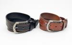 Carved Pattern Buckle Mens Fashion Belts , Genuine Leather Belt For Mens
