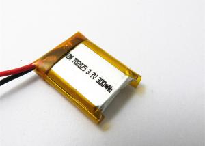 Wholesale Deep Cycle 702025 Flat Lithium Polymer Battery 300mah Lipo Battery For GPS Digital Camera from china suppliers