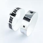Eye-Catching Holographic Wristbands for Concerts and Parties Add Your Logo Now