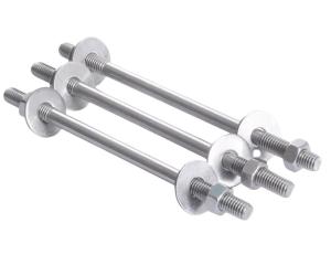 Wholesale Metric DIN Standard Wall Mounting Double Head Bolt Through Bolts with 304 Stainless Steel Hexagon Screws and Nuts Set from china suppliers