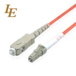 Lc Om3 Fiber Optic Ftth Patch Cord Indoors Simplex
