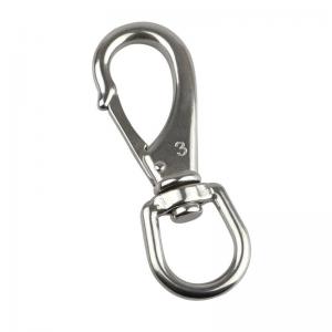 Wholesale Rigging Hardware Stainless Steel Round Eye Swivel Snap Hook with Spring and Swivel Eye from china suppliers
