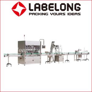 Wholesale Cream Ketchup Bottle Filling Capping Labeling Machine Automatic 4 Heads from china suppliers