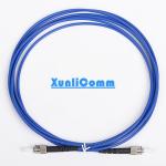 Good Repeatability Armored Fiber Patch Cable ST - ST Single Mode Simplex