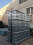 Green Black Vinyl Coated Welded Wire Fencing For Sports Ground 200×50 Mm
