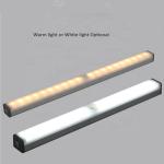 USB Rechargeable LED Cabinet Sensor Light 230lm 20s Light Off Delay