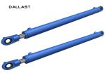 Piston Type Hydraulic Cylinder Ram Welded Double Acting Long Stroke
