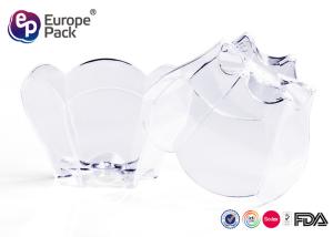 Wholesale Disposable Plastic Dessert Cup Tulip Container 4Cm Hight , 7Cm Top Diameter from china suppliers