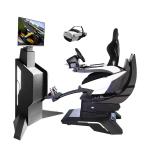 Theme Park 32 Inch Vr Car Simulator Games Race 3dof Motion Car Simulator