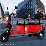350W Electric Tricycle For Adult Passenger And Cargo Carrier 100KG Loading