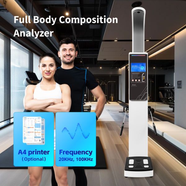 Smart Height Weight 3D Body Composition Analyzer Scale High Accuracy Commercial Use AI Technology
