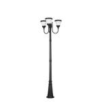 Mono Solar Panel Outdoor Garden Solar Light Integrated Cone For Walkway Driveway