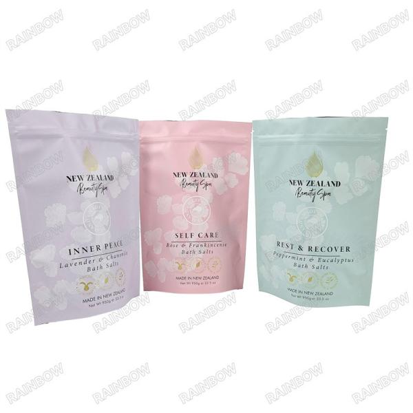 High Quality Custom Logo Bags Moisture Proof Resealable Food Grade Bath Salt