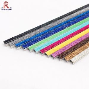 Wholesale Durable Metal Ceramic Aluminium Bright Chrome Listello Tile Trim Customized Color from china suppliers
