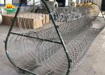 Mobile 300mm Stainless Steel Razor Wire Security Barriers In Triple Strands