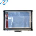 Durable Stainless Steel Optical Trial Lens Set Box Plastic Rim Leather Case