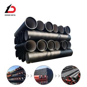 Wholesale Factory Price Customized Size ISO9001 ISO2531 En545 K9 K7 DN80 DN100 DN800 Ductile Cast Iron Pipe for Water System from china suppliers