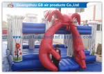 Lobster Theme Inflatable Bouncer , Inflatable Crawfish Jumper Moonwalk Bouncer
