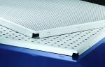 Waterproof White Clip In Ceiling Tiles Perforated Ceiling For Office