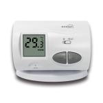 Riseem 868Mhz White Electronic Large Button Digital Home Thermostat For