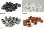 1/4" Inner Diameter 20 Pack Wall Spring Floor Hinge Rubber Moulding Products