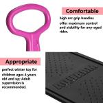 36'' Board Length Lightweight Folding Snow Scooter for Children Durable Snow