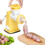 Hand Operated Chicken Fish Meat Mincer With Stainless Steel Blade