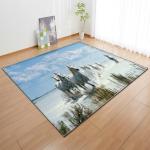 Striped checkered new large carpet supply wholesale feather ins style bedroom