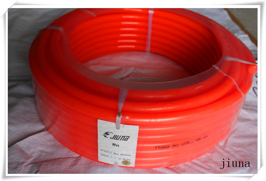 50m Per Roll Round Pu Extruded Belt Diameter 10 Mm - 16 Mm Orange