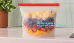 Silicone Kitchen Bag, Silicone Food Storage Bag Reusable,Reusable Silicone Food