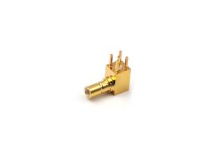 Wholesale RF Connector SSMB Male Right Angle PCB Mount from china suppliers
