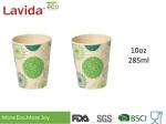 Small 10oz 285ml Round Bamboo Fiber Cup , Bamboo Fibre Coffee Cup For Home /