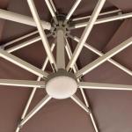 Aluminum Pole Custom Modern Design Sun Umbrella for Garden Beach Hotel and