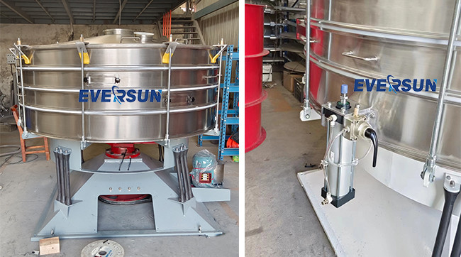 Stainless Steel Rotary Tumbler Vibrating Screening Machine Spice Tumbler Screen
