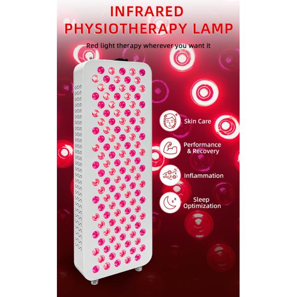 Custom 120 LEDs RED NIR 660nm 850nm Red Light Lamp 600W Led Infrared Red Light Therapy for Face Neck