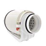 240V SAA Silent 200mm Customaization Hydroponic Black Mixed Flow Wall Mounted
