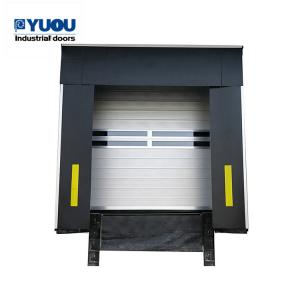 China Steel Frame Loading Dock Seals 3mm Spring Balance PVC wearproof Retractable Shelter on sale