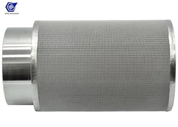 Stainless steel 316L hydraulic oil folding screen sintered cartridge filter