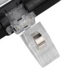 New 2in1 Car Auto LCD Clip-on Digital Backlight Automotive Thermometer Clock