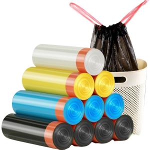 Wholesale Household Garbage Waste Drawstring Trash Bags for Kitchen Bin Liners from china suppliers