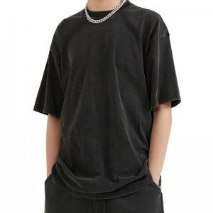China Heavy Weight 100% Cotton Sports Wear Hip Hop Drop Shoulder Oversized Tee Unisex on sale