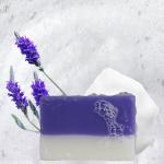 Purple Organic Face Soap Whitening Lavender Coconut Oil Body Care