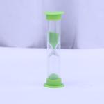 1 3 5 Minutes Plastic Hourglass Timers Color Customized For Brushing